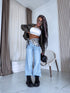 Jeans pants "CHEWY" T265-56 - LIGHT BLUE